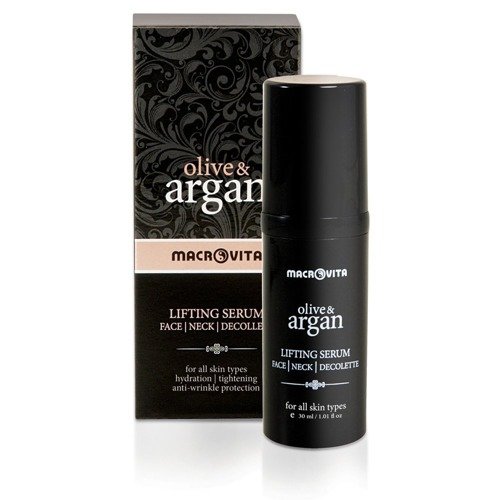 MACROVITA Olive & Argan Lifting Serum face-neck-decolette TimeCode™ Formula for all skin types 30ml