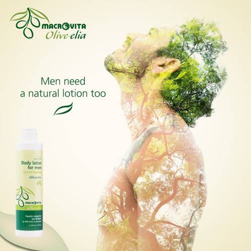 MACROVITA Olive.elia Attractive body lotion for men olive oil & ginseng 200ml