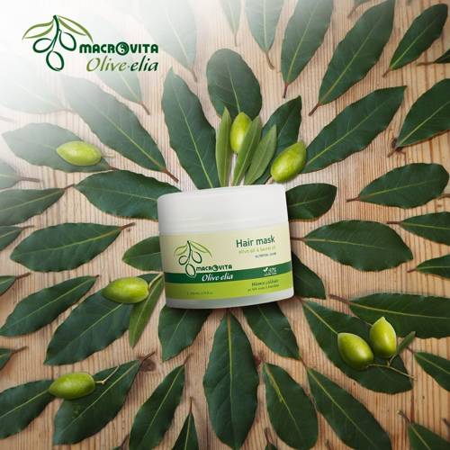 MACROVITA Olive.elia Hair Mask Nutritive & Reconstructive olive oil & laurel oil 200ml