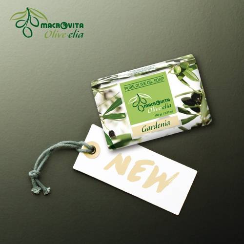 MACROVITA Olive.elia Pure Olive Oil Soap Gardenia 100g