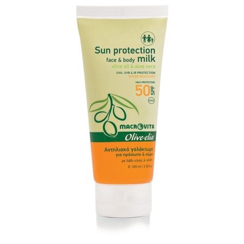 MACROVITA Olive.elia sun protection face & body milk SPF50 100ml