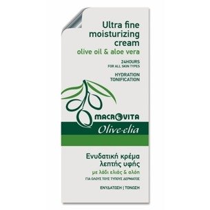 MACROVITA OLIVE-ELIA 24-Stunden ultrafeine Feuchtigkeitscreme mit Bio-Olivenöl & Aloe Vera 2ml (Probe)
