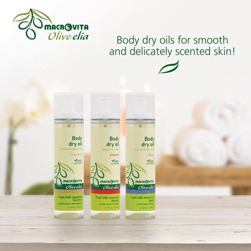 MACROVITA Olive.elia Coconut naturalny suchy olejek do ciała z bio-oliwą i olejkiem kokosowym 100ml